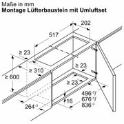 Siemens - Zubehör/Ersatzteile für Dunstabzugshauben Long Life Umluftset LZ11ITD11 extern