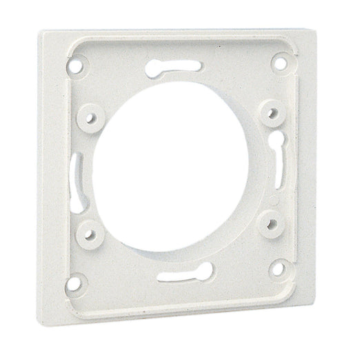 Walther Werke - Abdeckrahmen MONDO Abdeckplatte 10028RW kl.Form 1-teil. IP44 − 1 Stück