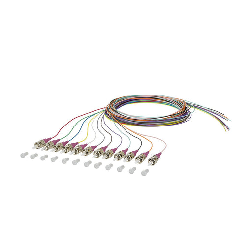 Metz Connect - LWL-Pigtail OpDAT Pigtail ST-PC 150N1AO0020E OM4 12 Farben − 12 Stück