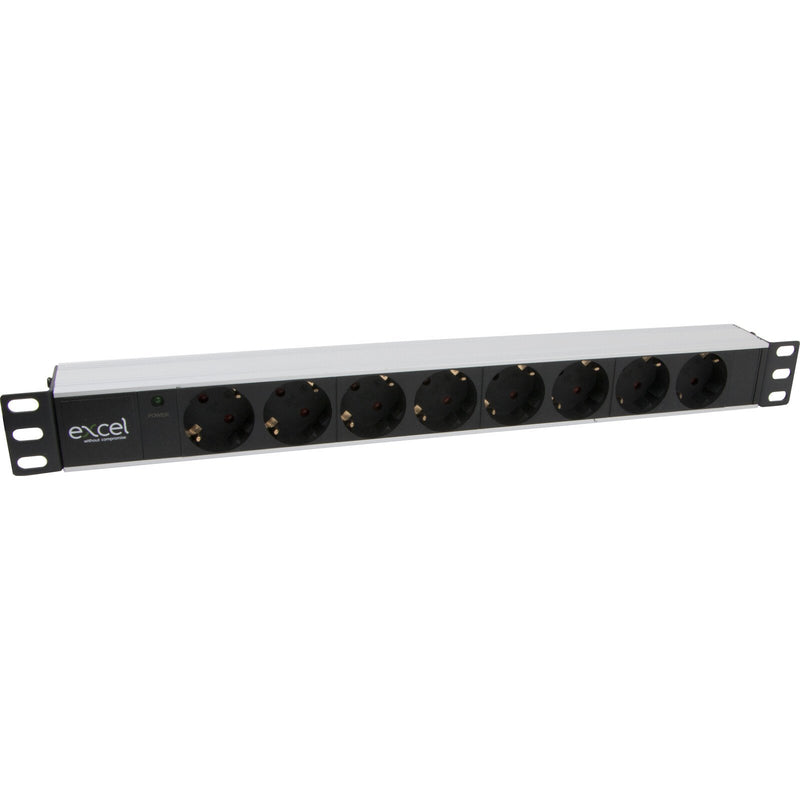 Excel Networking - Modularer Steckverbinder Steckdosenleiste 8-fach 555-083 19"
