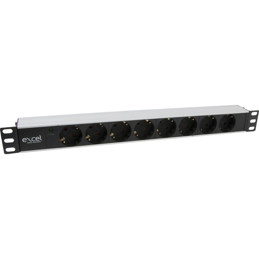 Excel Networking - Modularer Steckverbinder Steckdosenleiste 8-fach 555-083 19"