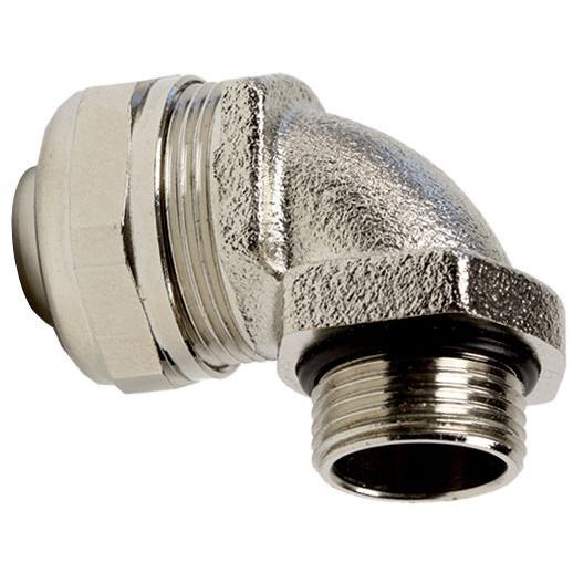 Lapp Zubehör - Metall-Schutzschlauch-Verschraubung SILVYN-COMPACT-90°- 61803811 M25X1,5-MS − 5 Stück