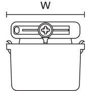 HellermannTyton - Verbindungs-/Übergangsmuffe Gel-Kabelgarnitur Relilight #435-01654 V41 U1 PA66V0BK10