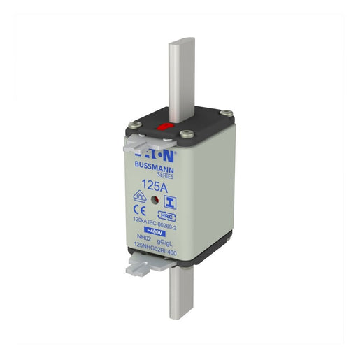 Eaton - Messersicherung Sicherungseinsatz Nieders. 125NHG02BI-400 125A AC 400V 120kA − 3 Stück