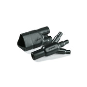 HellermannTyton - Aufteilkappe Warmschrumpfteil 304-1-G PO-X BK 3- Fingerstück − 100 Stück