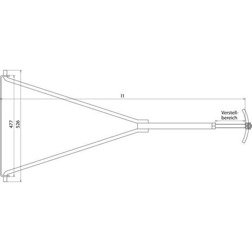 DEHN - Zubehör/Ersatzteile für Erdung und Blitzschutz Traufenstütze TS7.10V1.251.40MSTTZ f. Rd 7-10mm St/tZn