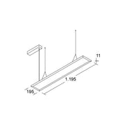 Brumberg Leuchten - Pendelleuchte LED Pendelleuchte 49230073 3000/4000K