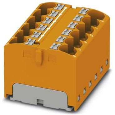 Phoenix Contact - Durchgangs-Reihenklemme Verteilerblock PTFIX 12X4 OG 32A, 0,2-6qmm, or − 8 Stück