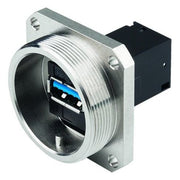 Telegärtner - Modularer Steckverbinder TOC Flanschset IP68 100007383 USB-Keystone 3.0