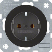 Berker - Steckdose SCHUKO-Steckdose sw/gl 41432045