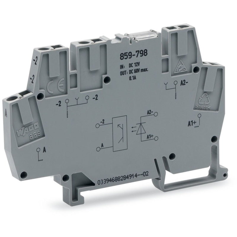 WAGO - Optokoppler Optokopplermodul 859-798 DC 12 V − 10 Stück