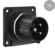 Walther Werke - CEE-Gerätestecker (IEC 60309) CEE NEO Anbaugerätestecker FW610303CC gerade 16A 3P 3h
