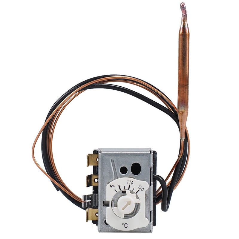 Jumo - Temperaturschalter Sicherheitstemp.begrenzer 60002995 95-120°C,Fernleit.2m − 5 Stück