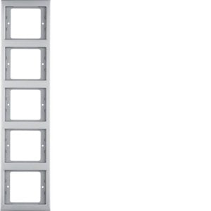 Berker - Abdeckrahmen Rahmen 5f. eds 13537004 senkrecht