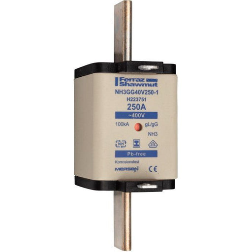 Mersen - Messersicherung Sicherungseinsatz NH gG NH3GG40V250-1 Gr.3 250A SGL KM