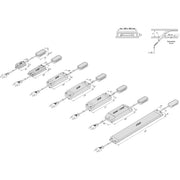 Hera - LED-Betriebsgerät LED-Trafo 20604003301 24V/100W 12fach Vert