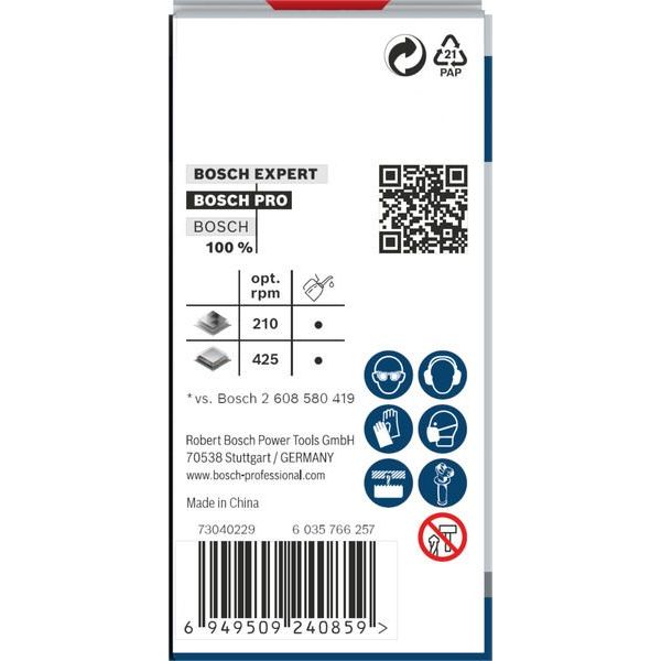 Bosch - Lochsäge PRO Sheet Metal PC Plus 2608594441 Lochsäge, 21 mm