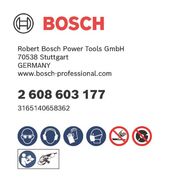 Bosch - Trenn-/Schleifscheibe PRO Stone Trennscheibe, 2608603177 115 x 3 x 22,23 mm
