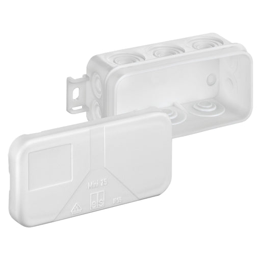Spelsberg - Dose, Gehäuse für Montage auf der Wand/Decke Verbindungsdose Mini 25-L/w weiß