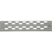 Telegärtner - Patchpanel LWL Frontplatte Basis-V 2HE 100021573 f.36 ST-Kupplungen