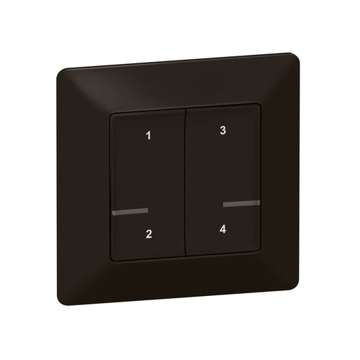 Legrand - Funksender Szenentaster 4-fach Legrand 756368 Schwarz