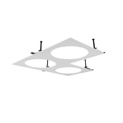 LTS Licht&Leuchten - Mechanisches Zubehör/Ersatzteile für Leuchten Einbau-Eckrahmen SCER 6.330 ws 3-flammig