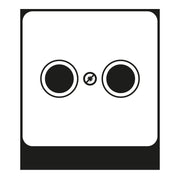 Jung - Einsatz/Abdeckung für Kommunikationstechnik Abdeckung aws CD 561 TV WW für Antennendose