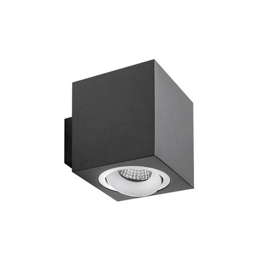 Brumberg Leuchten - Decken-/Wandleuchte Wand-Anbaumodul quadr. 45212560 schwarz/weiß