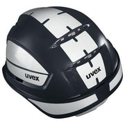 Uvex - Schutzhelm pheos B-WR schwarz m.Lftg. 9772936 Reflexset − 25 Stück