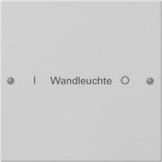 Gira - Bussystem-Tastwippe Wippenset 1-f. 2201015 beschr. grau lack