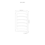 CMD Creativ - Decken-/Wandleuchte Wandleuchte 29/1 Edelstahl,E27