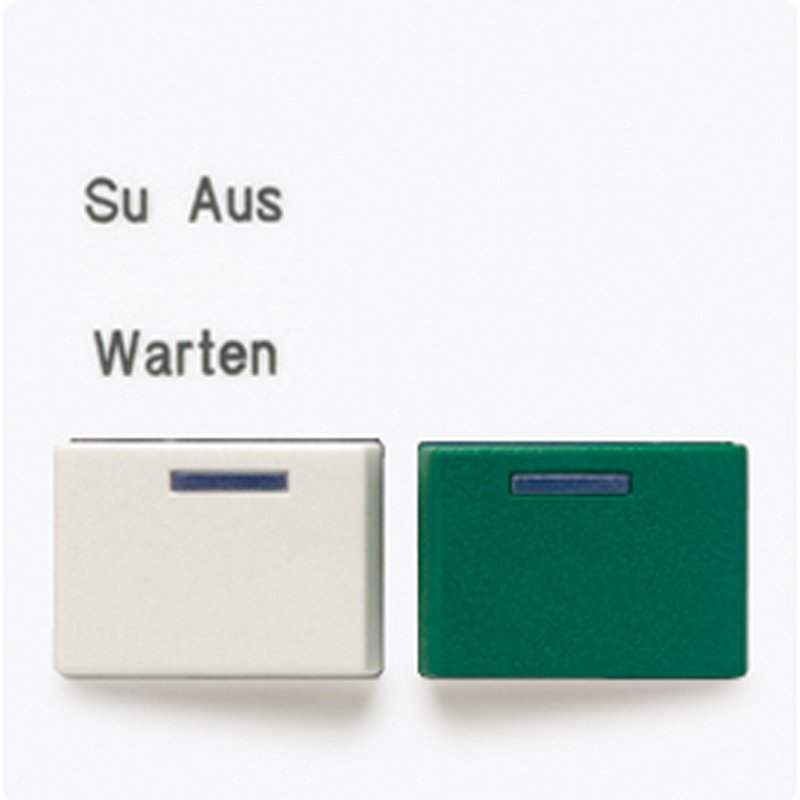 Jung - Abdeckung/Bedienelement für Installationsschalterprogramme Abdeckung aws A 642 B-2 WW für Fab.Ackermann