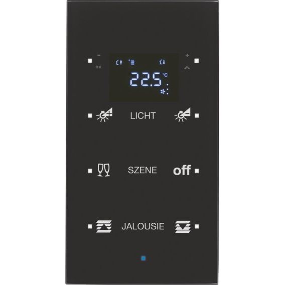 Berker - Bussystem-Tastsensor Glas-Sensor 75643135 mit Raumtemperatur