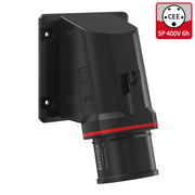 Walther Werke - CEE-Gerätestecker (IEC 60309) CEE NEO Anbaugerätestecker FW731506CC schräg 32A 5P 6h