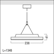 Zumtobel Group - Pendelleuchte LED-Pendelleuchte MIRL DI LED#42928696 3000K
