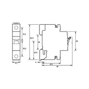 Doepke - Leitungsschutzschalter DLS 6I C0,5-1 10KA