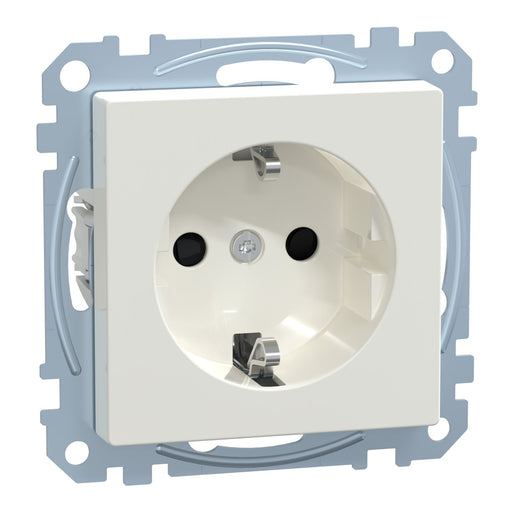 Merten - Steckdose SCHUKO-Steckdose pws/gl MEG2351-0319 Kennz.Trockner