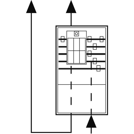 ABN - Anschlussschrank Einspeisegehäuse GAG1312N 5-polig