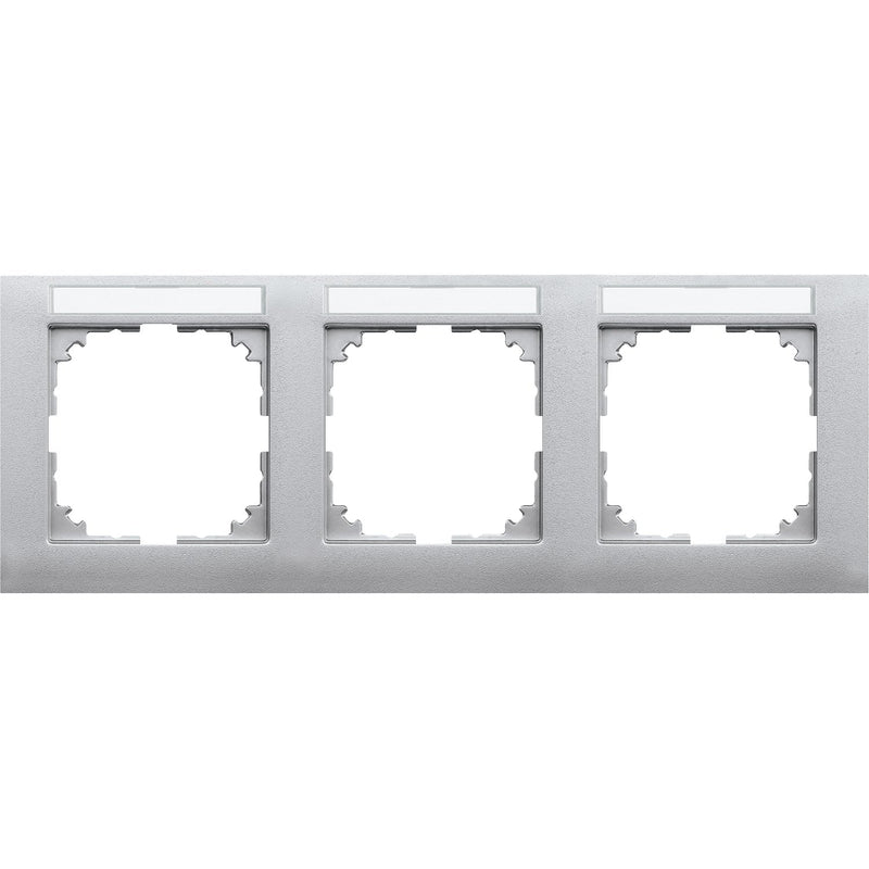 Merten - Abdeckrahmen Rahmen 3-fach MEG4031-3660 aluminium
