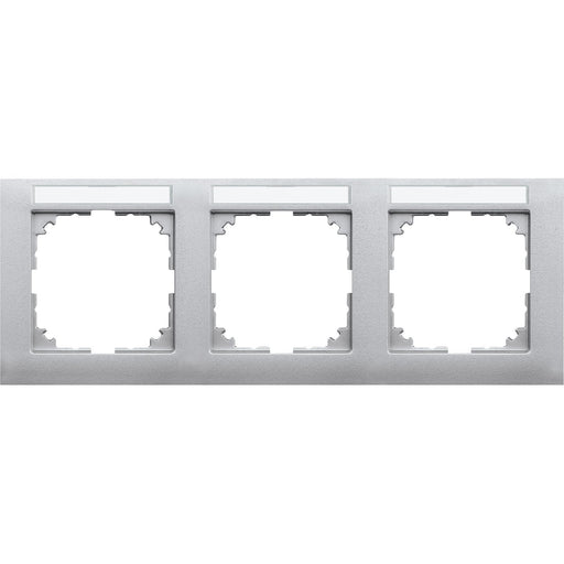 Merten - Abdeckrahmen Rahmen 3-fach MEG4031-3660 aluminium