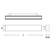 SCHMITZ-WILA - Decken-/Wandleuchte LED-Wandleuchte 151-104-203-E 3000K