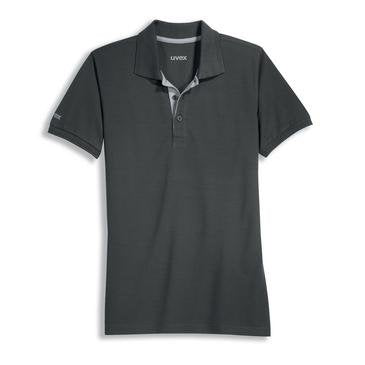 Uvex - Poloshirt 8916/grau S 9895909