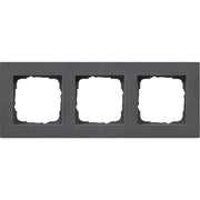 Gira - Abdeckrahmen 3fach anth 0213235