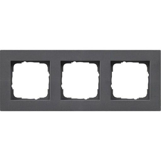 Gira - Abdeckrahmen 3fach anth 0213235