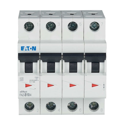 Eaton - Leitungsschutzschalter FAZ-B10/4 10A Charakt.: B