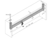 Hera - Lichtleiste LED-Kleiderstangenleuchte 20203021201 nw