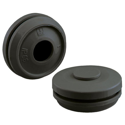 Spelsberg - Kabeleinsteckstutzen Doppelmembranstutzen DMS M25/sw M25 geschl