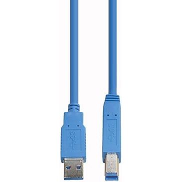 E+P Elektrik - PC-Kabel USB3.0 Verbindungskabel AB CC 302 1,5m,blau