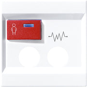 Jung - Abdeckung/Bedienelement für Installationsschalterprogramme Abdeckung aws LS 071 A WW für Fab.Ackermann