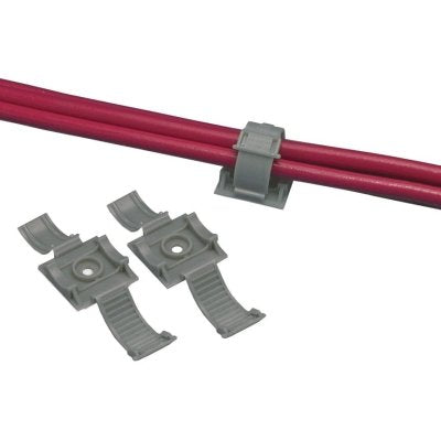 Panduit - Befestigungsschelle für Kabel/Rohre Kabelbinder verstellbar ARC.68-S6-Q14 4,8-17,5mm, grau − 25 Stück